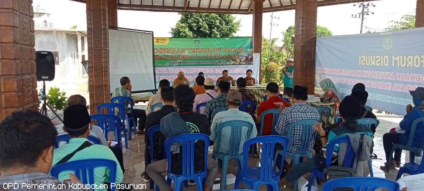 Sosialisasi Pembinaan Teknologi Pakan dan Budidaya Perikanan (31-05-2022)